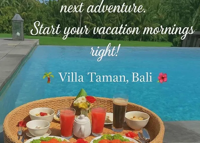 1brv Cozy With Amazing Rice Paddy View Villa Ubud